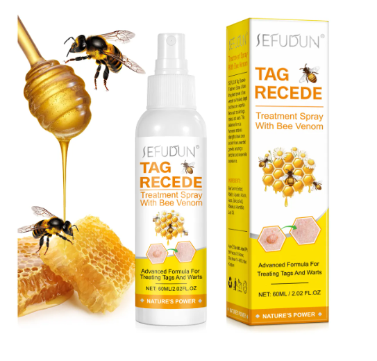 Spray Bee Venom para Eliminar Verrugas y Acrocordones