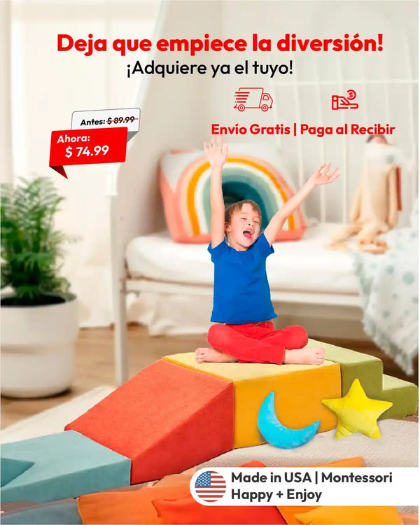 Set de Bloques de Escalada Premium Multicolor 4 piezas