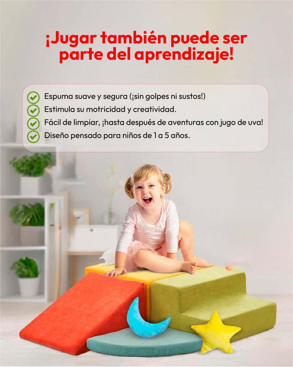 Set de Bloques de Escalada Premium Multicolor 4 piezas