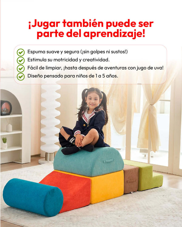 Set de Bloques de Escalada Premium Multicolor 6 piezas