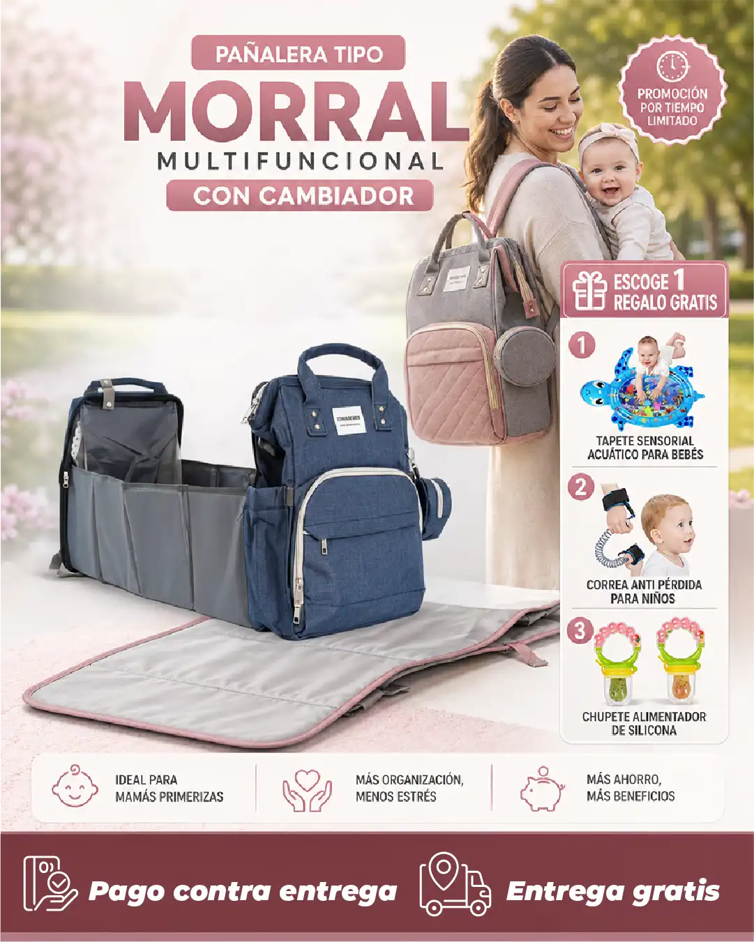 Kit Pañalera + Regalo Gratis