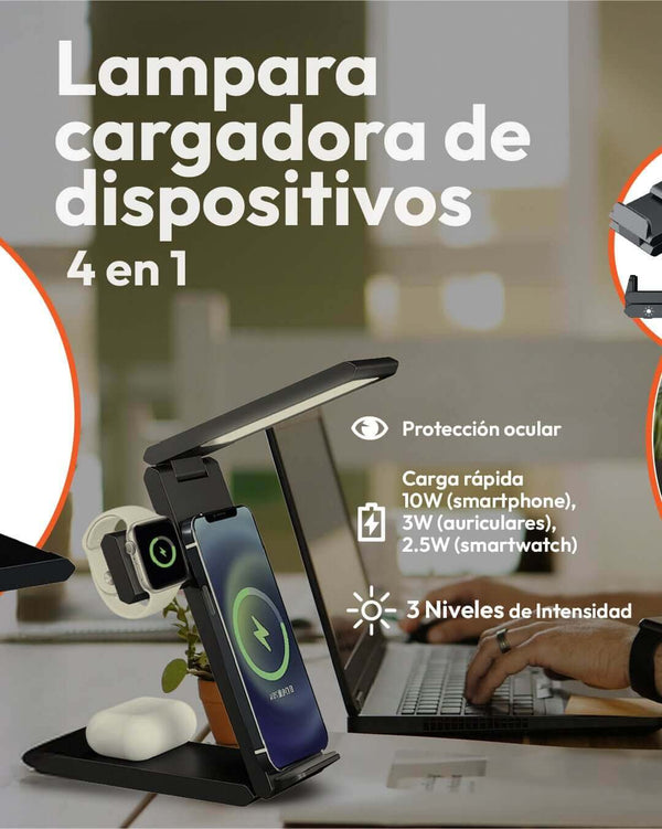 Cargador de dispositivos 4 en 1 para IPhone